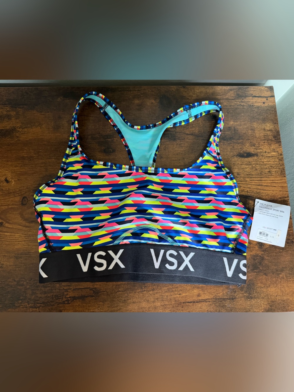 NWT The Player By Victorias Secret Racerback Sports Bra - Large